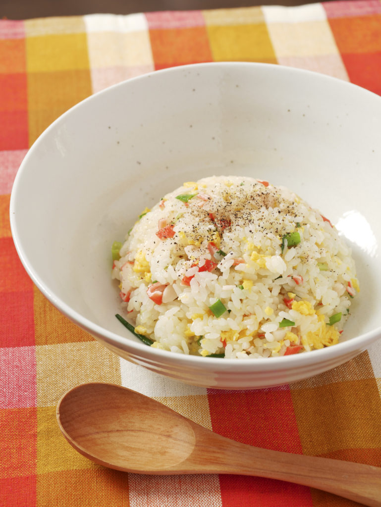 カニカマ炊飯器チャーハン