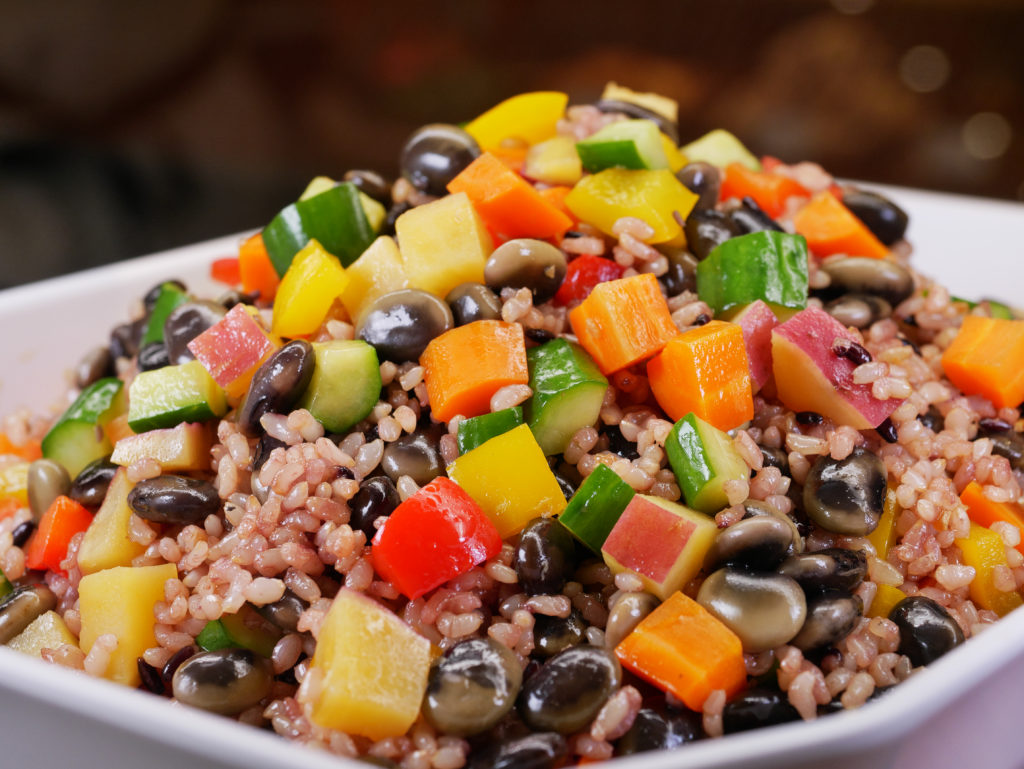 玄米サラダⒸ今井弘明